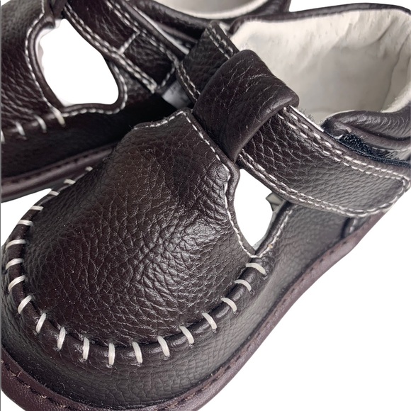 Jack & Lily dark brown dress shoes 18-24 mo - Picture 3 of 6